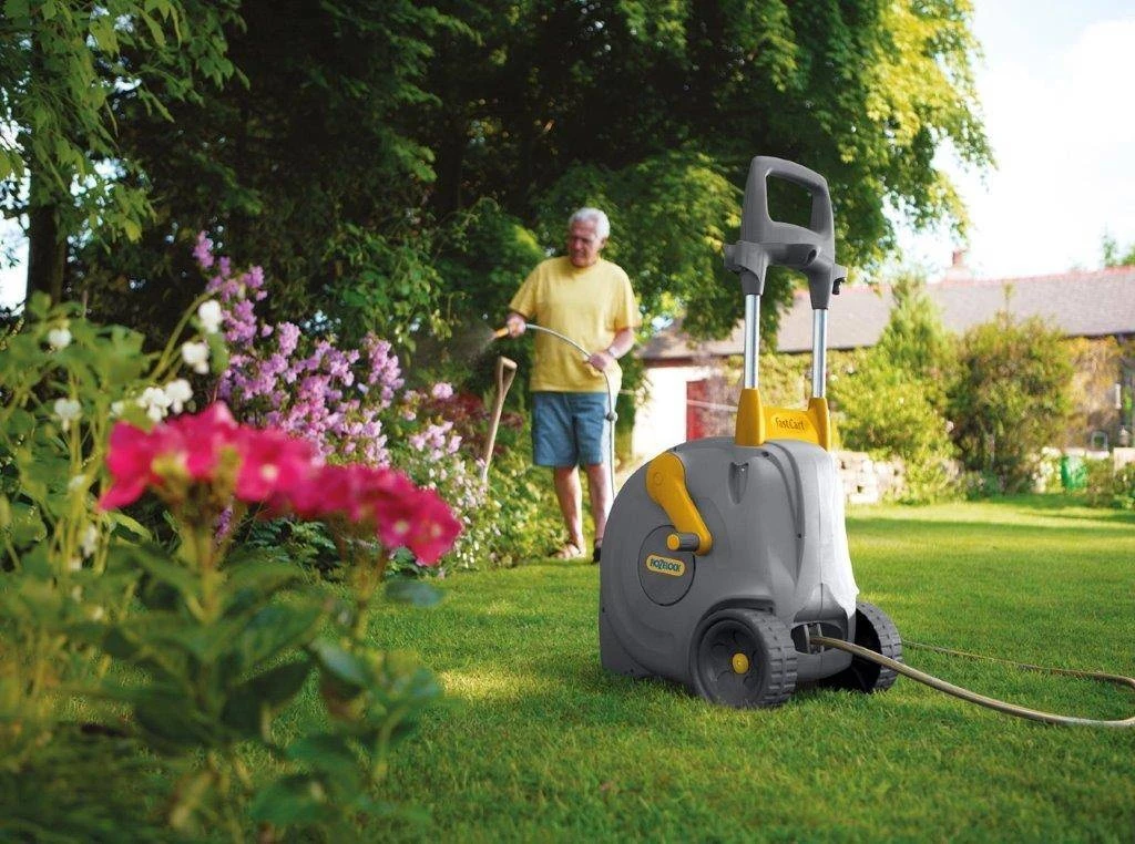 Hozelock Wheeled Fast Cart With 40m Hose 4 Hozelock Wheeled Fast Cart With 40m Hose - Image 4