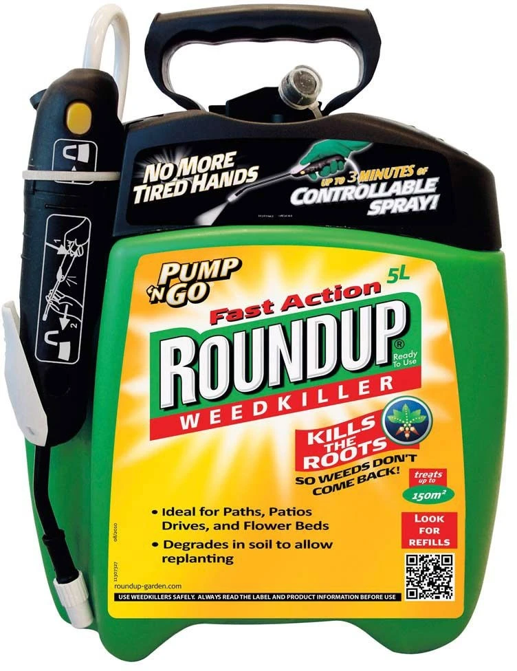 Roundup Fast Action Pump 'n Go Ready To Use Weedkiller 5L 1 Roundup Fast Action Pump 'n Go Ready To Use Weedkiller 5L