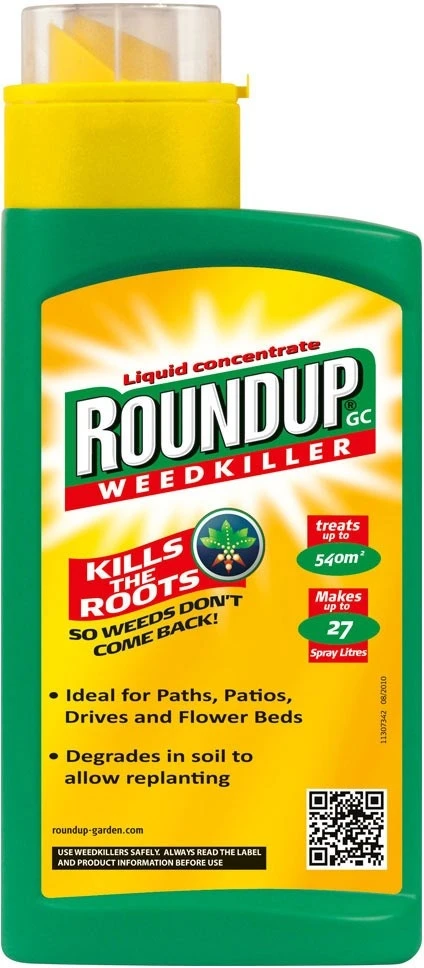 Roundup GC Liquid Concentrate Weedkiller 540ml 1 Roundup GC Liquid Concentrate Weedkiller 540ml