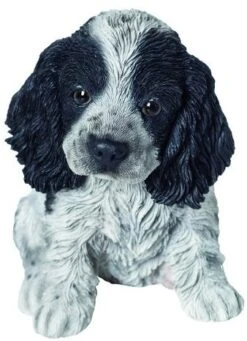 Vivid Arts Black/White Cocker Spaniel Puppy Petpal