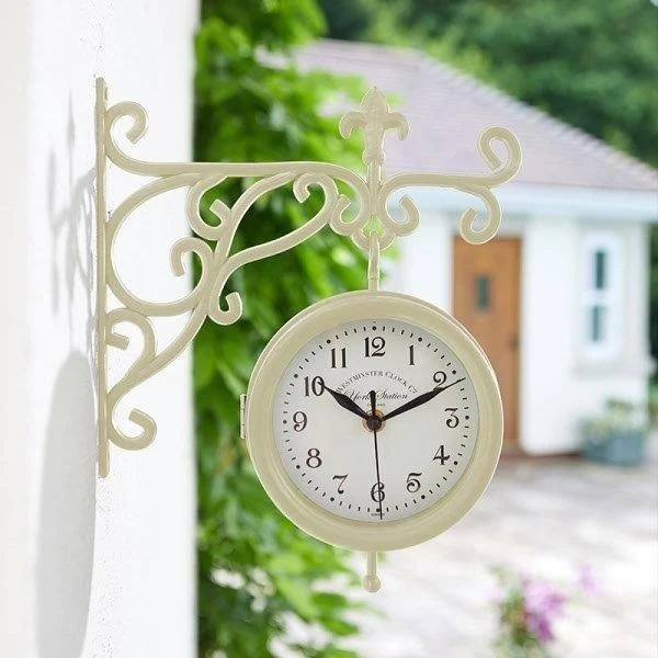 Smart Garden York Station Wall Clock - Cream 1 Smart Garden York Station Wall Clock - Cream