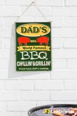 La Hacienda Dad's BBQ Garden Sign 5 La Hacienda Dad's BBQ Garden Sign -Garden Care Store 47053 2100