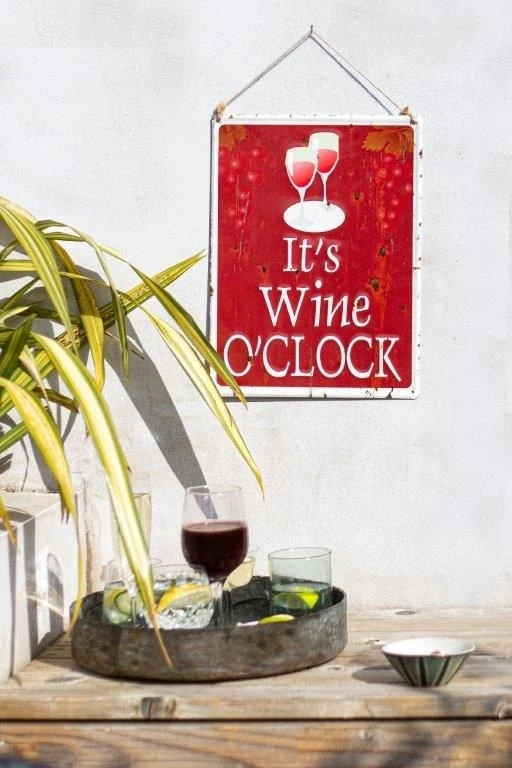 La Hacienda It's Wine O'Clock Garden Sign 3 La Hacienda It's Wine O'Clock Garden Sign - Image 3