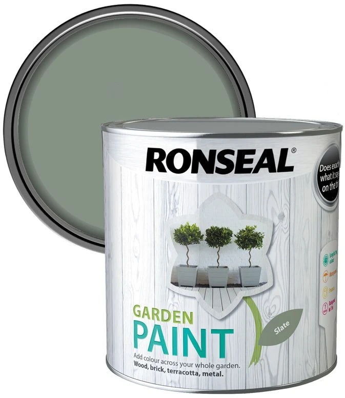 Ronseal Garden Paint Slate 1 Ronseal Garden Paint Slate