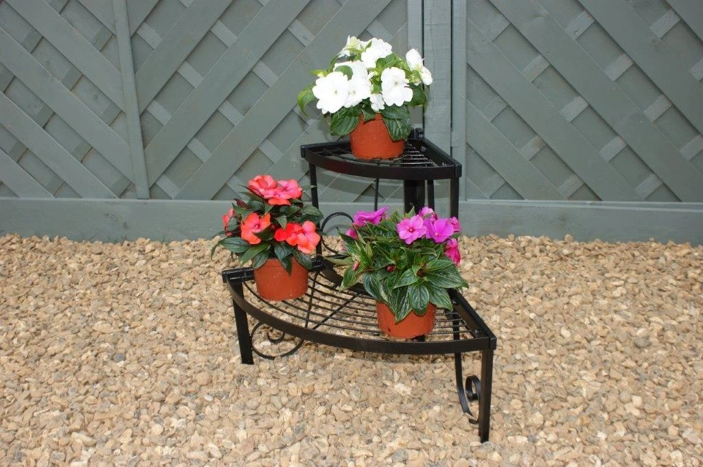 Poppy Forge Two Tier Corner Stand 1 Poppy Forge Two Tier Corner Stand