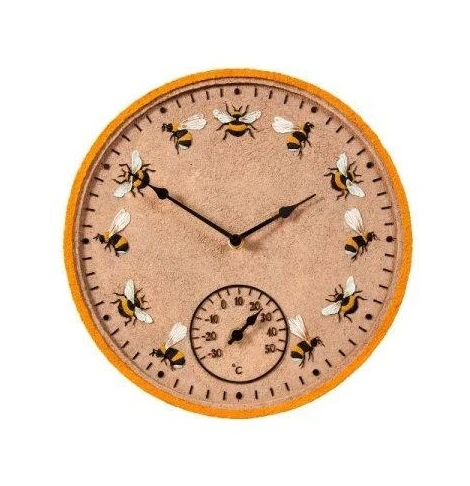 Smart Garden Beez Wall Clock And Thermometer 2 Smart Garden Beez Wall Clock And Thermometer - Image 2