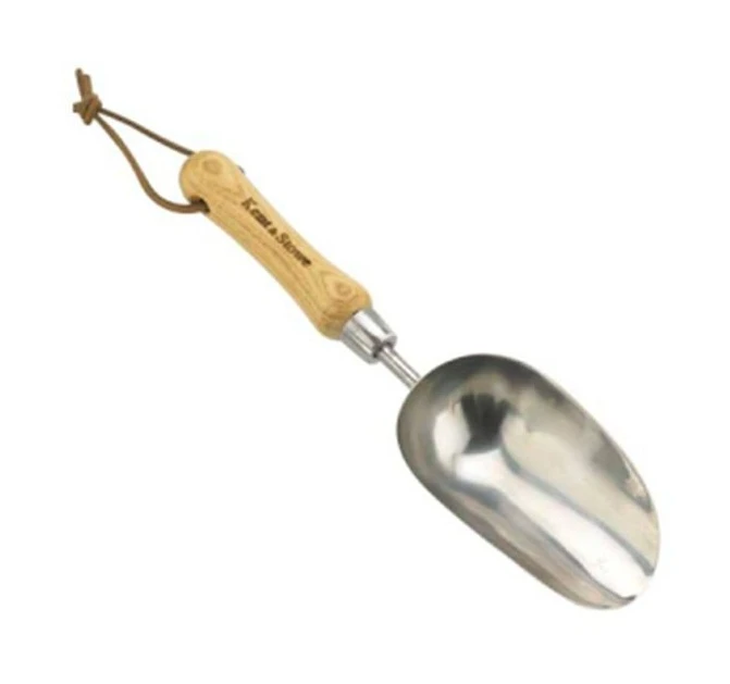 Kent & Stowe Stainless Steel Hand Potting Scoop 1 Kent & Stowe Stainless Steel Hand Potting Scoop