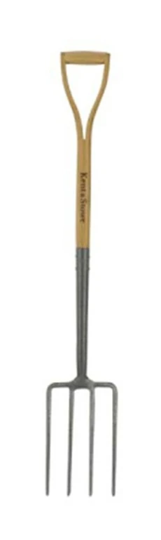 Kent & Stowe Carbonated Steel Digging Fork
